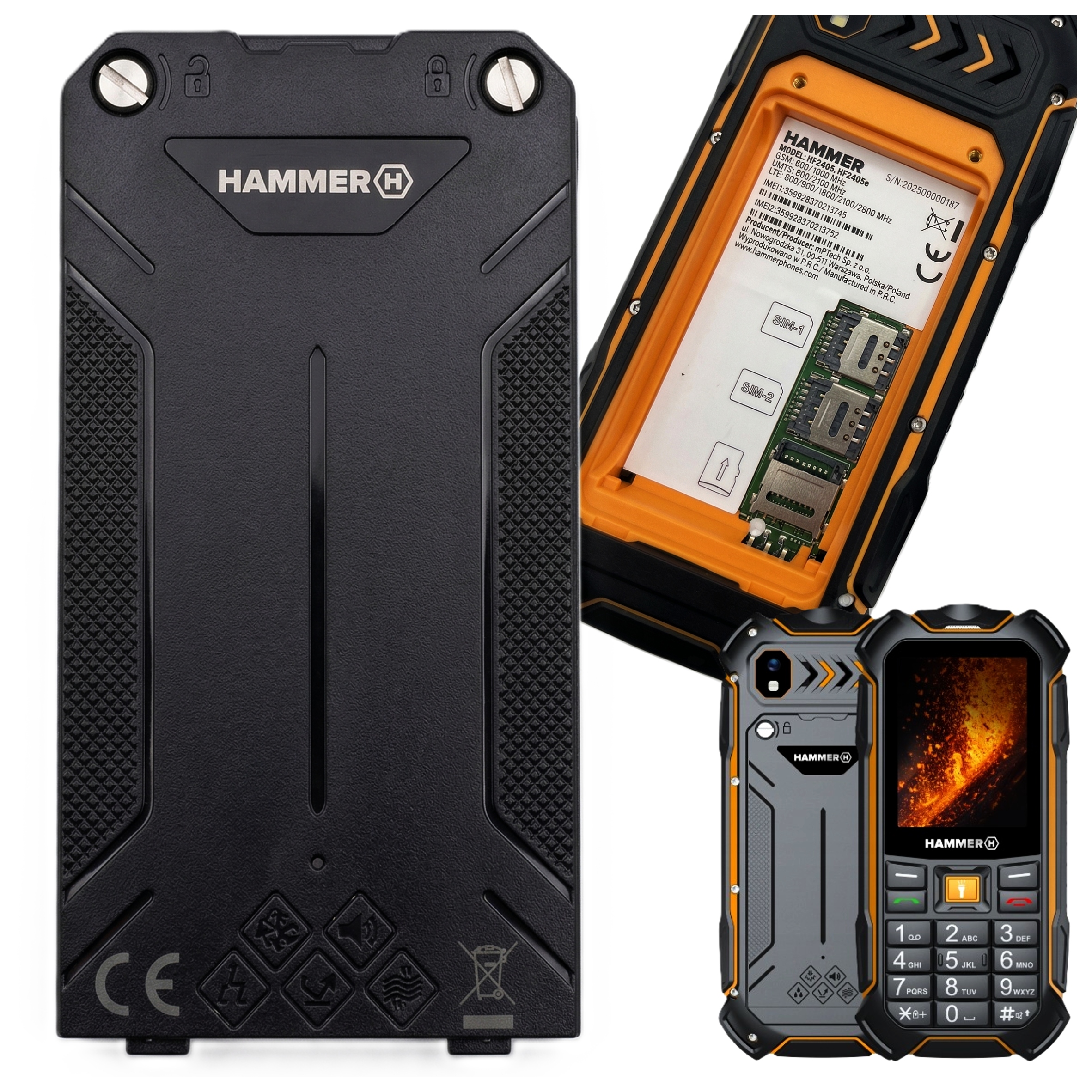 KLAPKA BATERII OBUDOWA TYŁU HAMMER BOOST / BOOST 2 / POWER ORYGINALNA 1pcs