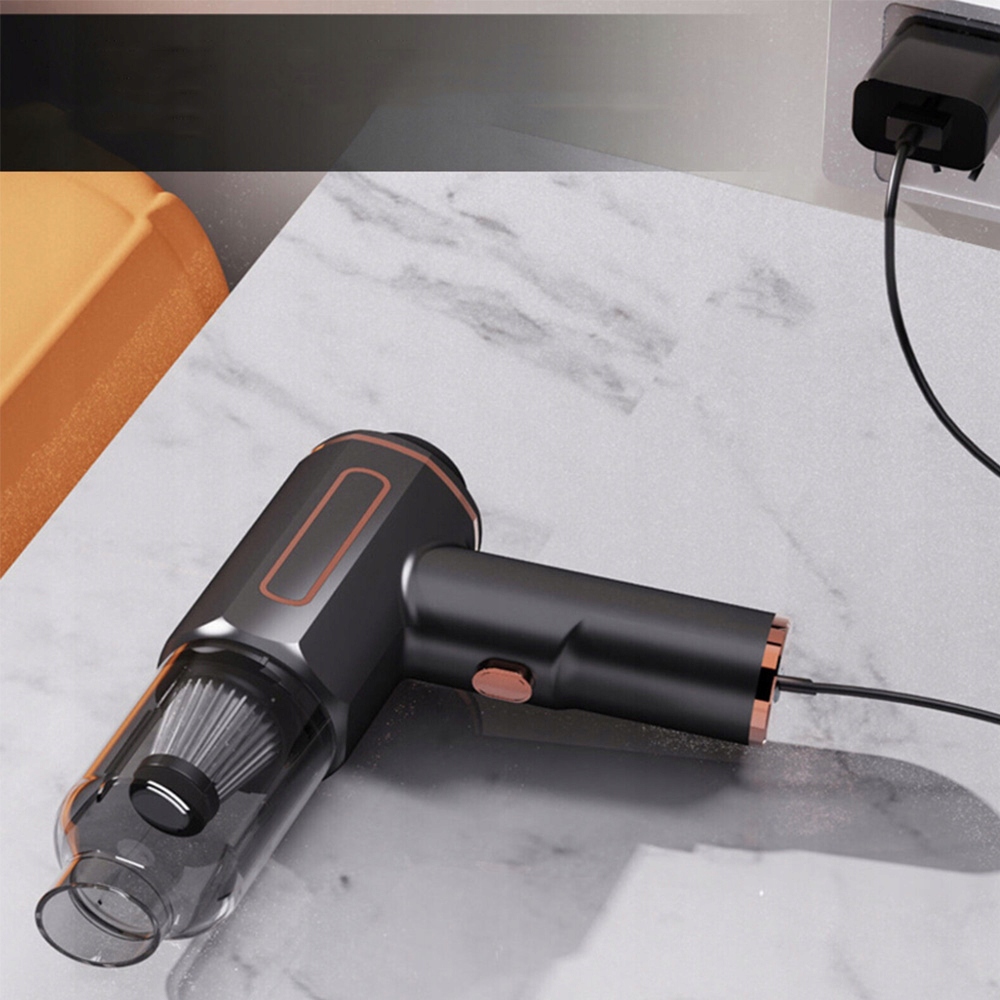 MOCNY RĘCZNY ODKURZACZ SAMOCHODOWY BEZPRZEWODOWY DOMU DMUCHAWA + KOŃCÓWKI Waga produktu 0.5 kg