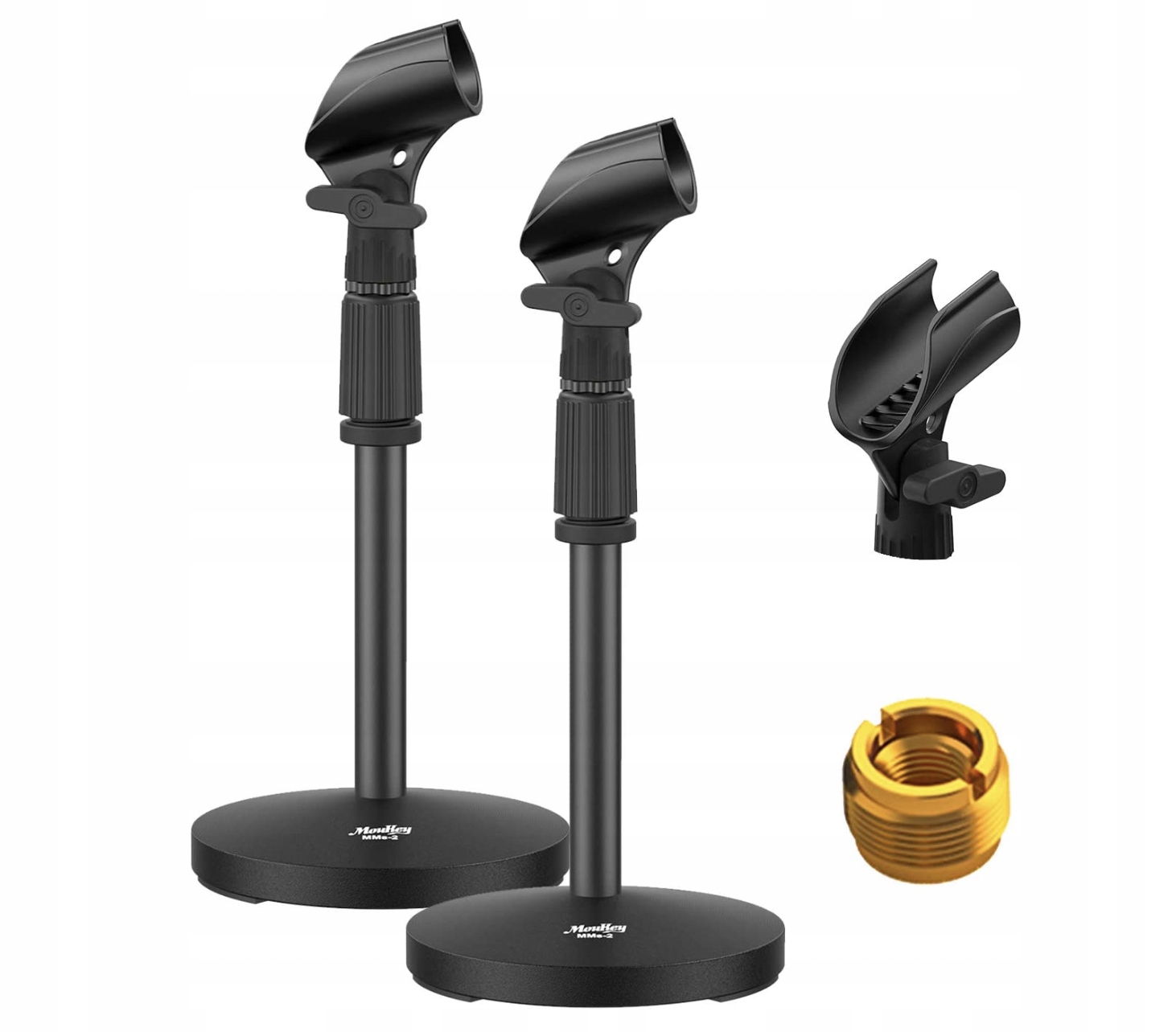 Uchwyt statyw biurkowy prosty do mikrofonu Moukey MMs-2