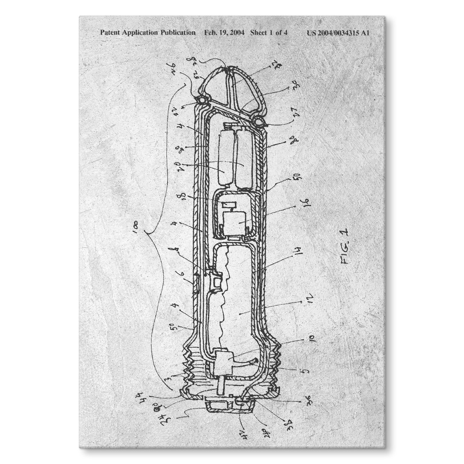 Kovový plakát Vibrátor pro dámy 18 L