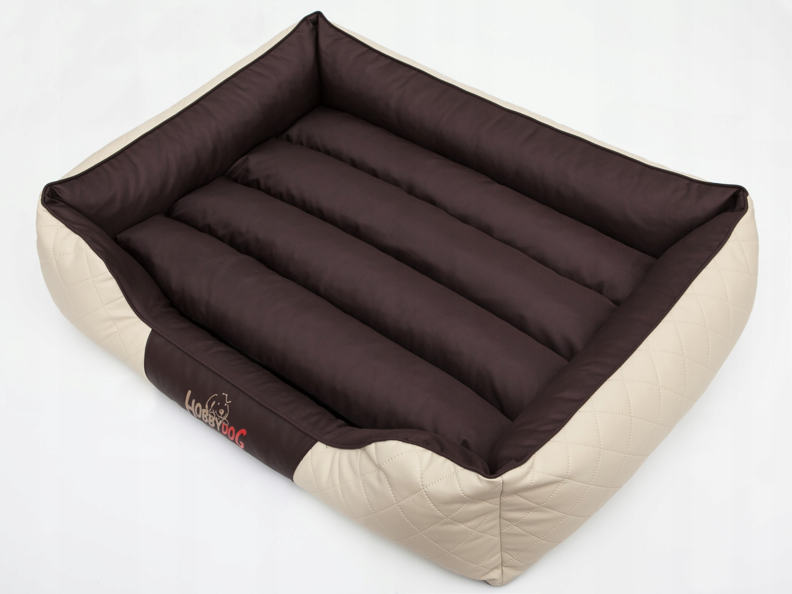 Pelíšek pro psa Pohovka postel s polštářem, obdélníková matrace 95 x 75 cm