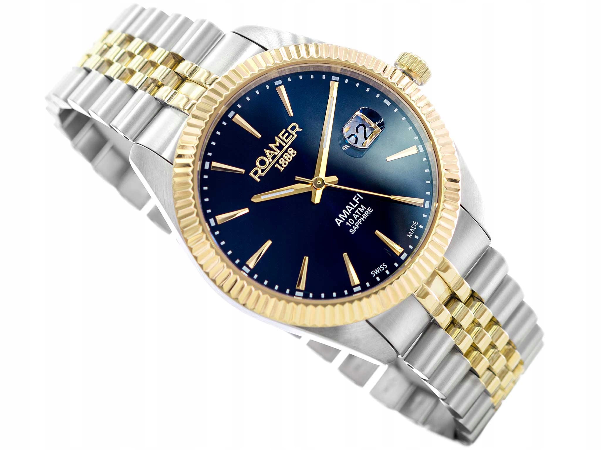 Pánské Hodinky Roamer 852833 47 45 20 Na Náramku 100 M