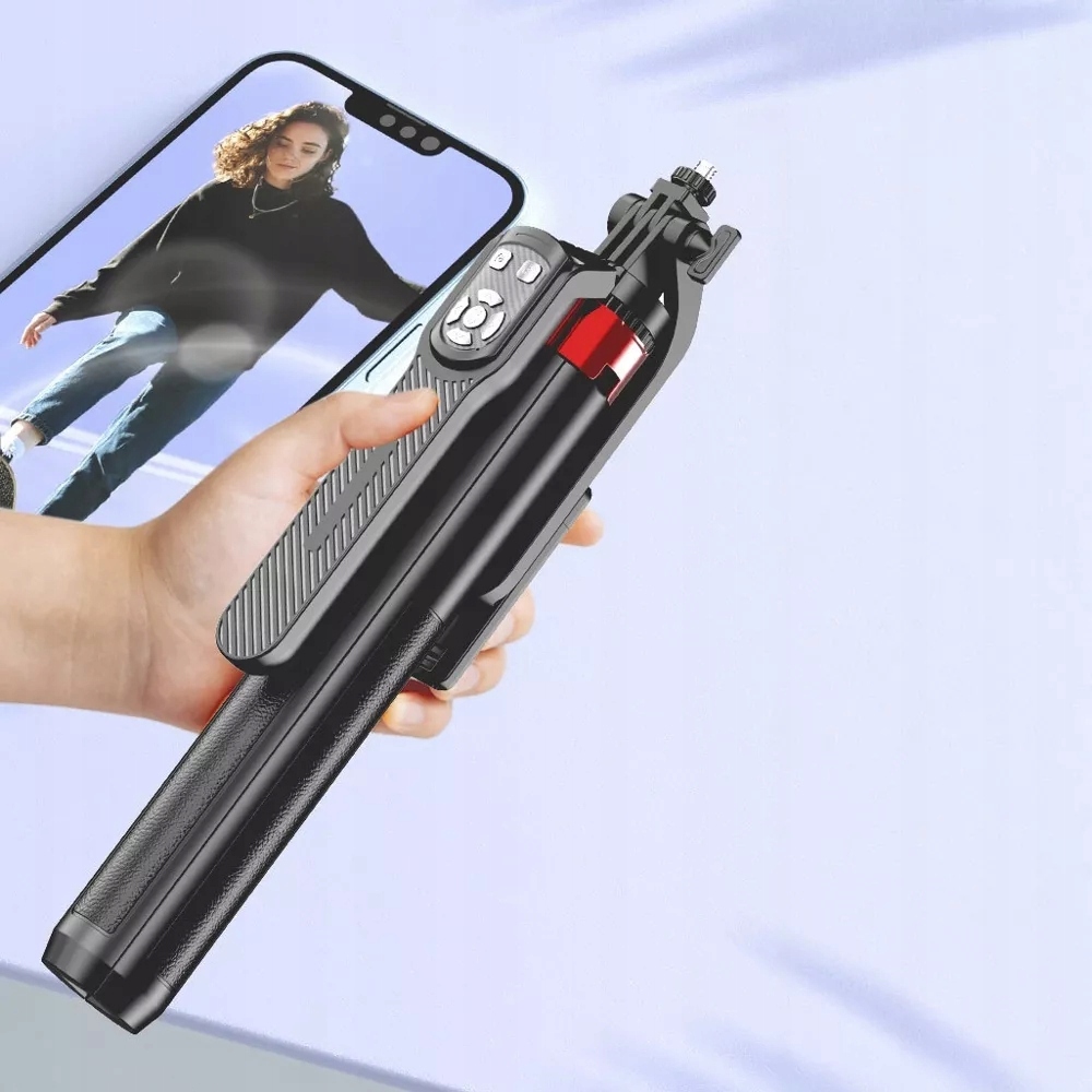 SPIGEN S560W - SELFIE STICK TRIPOD DO ROLEK STATYW BLUETOOTH PILOT Mocowanie gwint 1/4