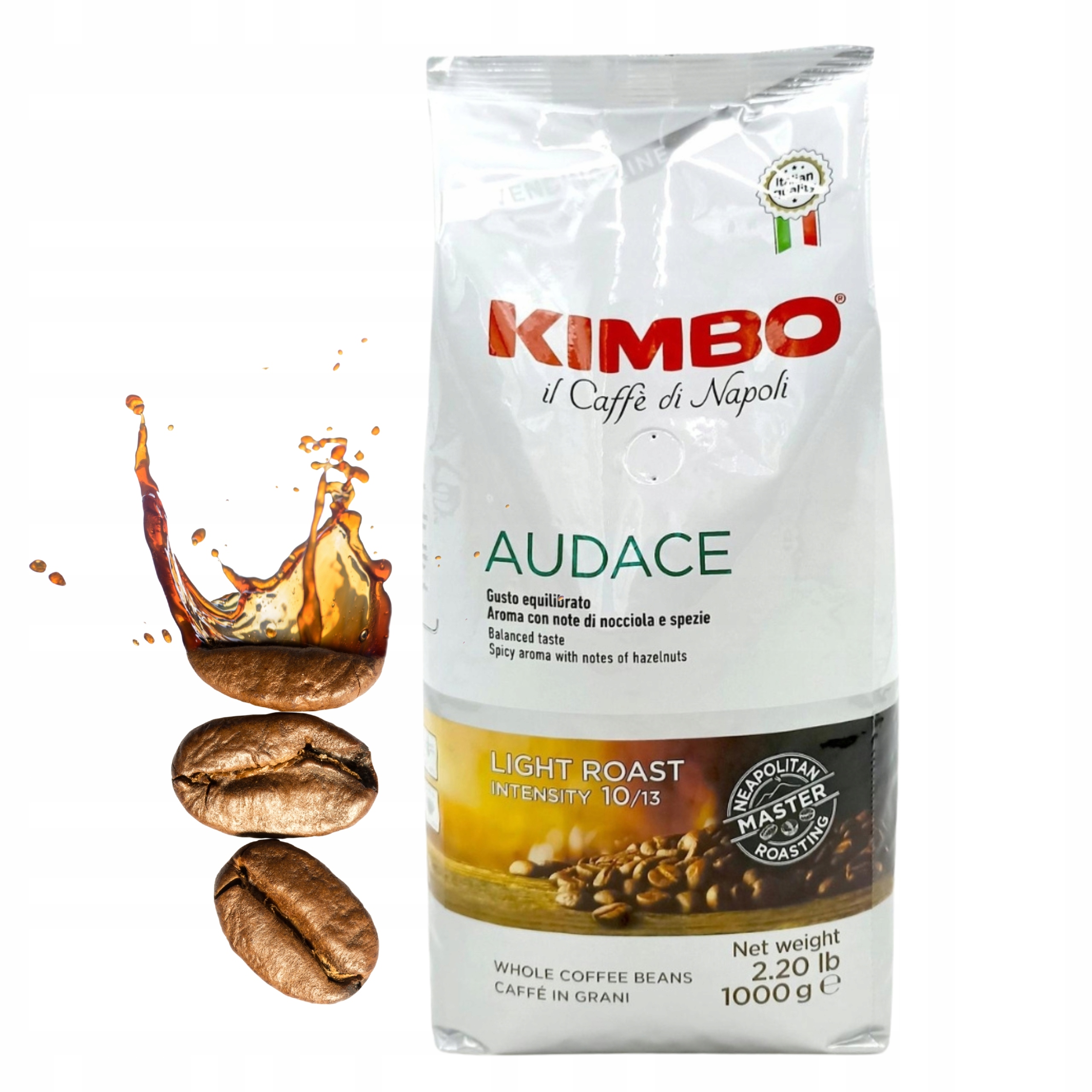 Káva zrnková Kimbo 1 Kg Vending Audace