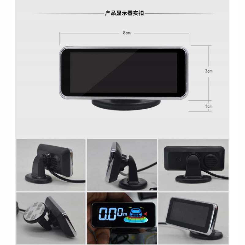 6 x PARKTRONIC LED LCD REVERSING PARKING SENSORS Marka inna