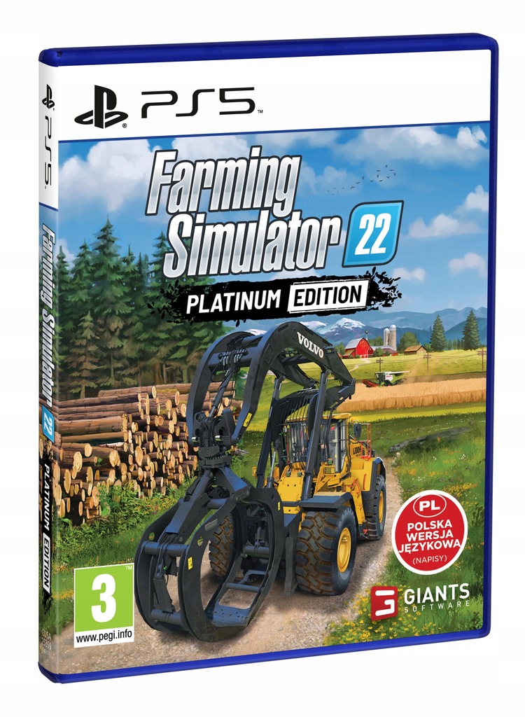 SYMULATOR FARMY 2022 / FARMING SIMULATOR 22 PLATINUM EDITION / PL / PS5 Wydawca GIANTS Software