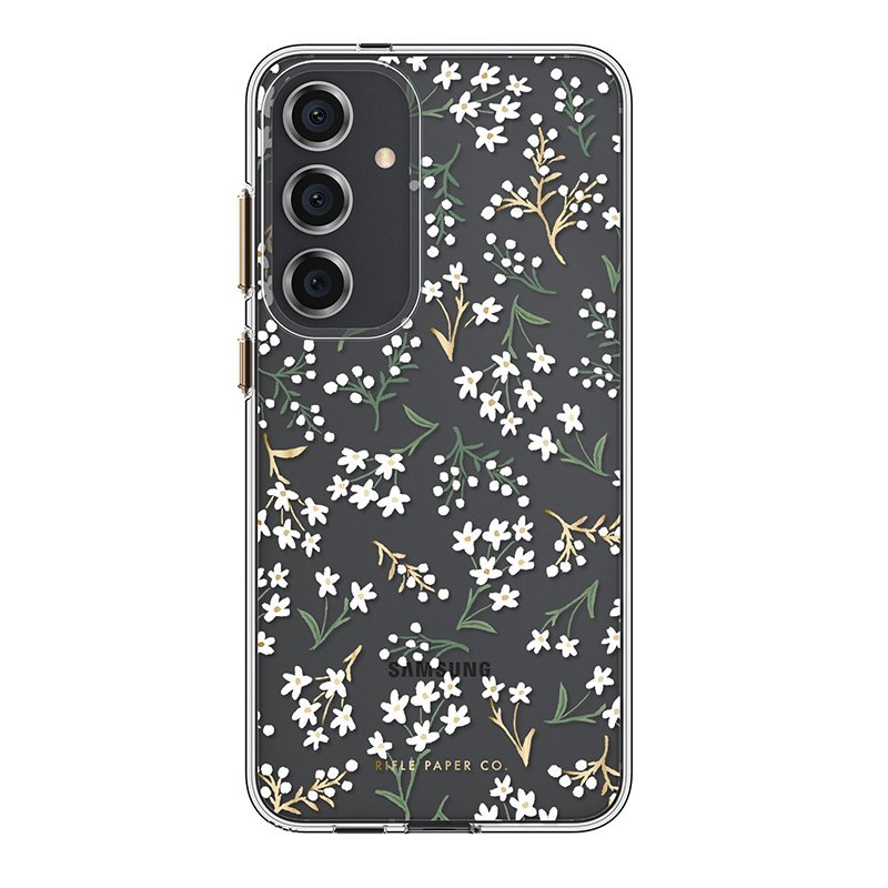 Rifle Paper Clear Pouzdro Samsung Galaxy S24+ (Petite Fleurs)
