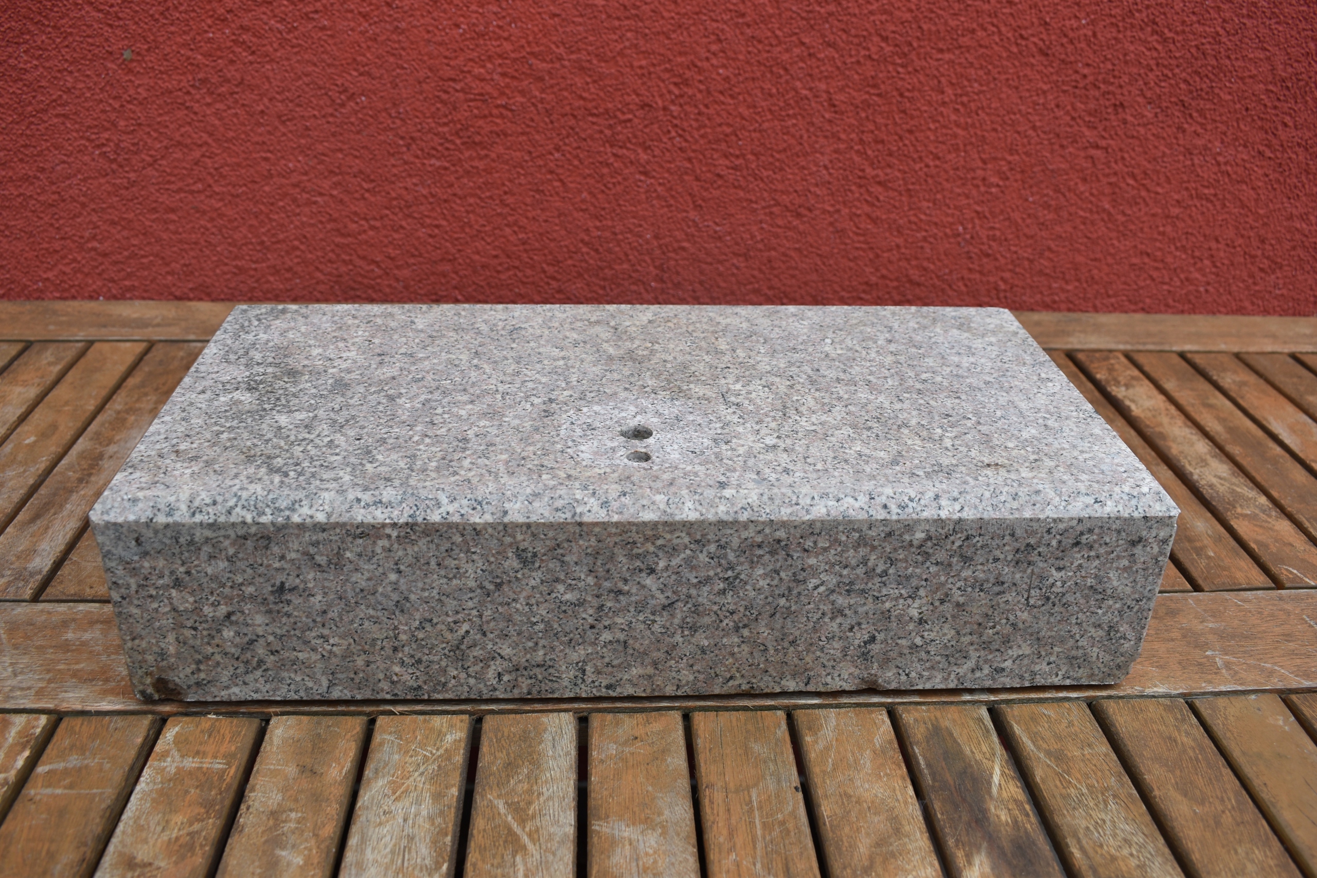 Podstawa granitowa PROSTOKĄT pod parasol ogrodowy Średnica 38 cm