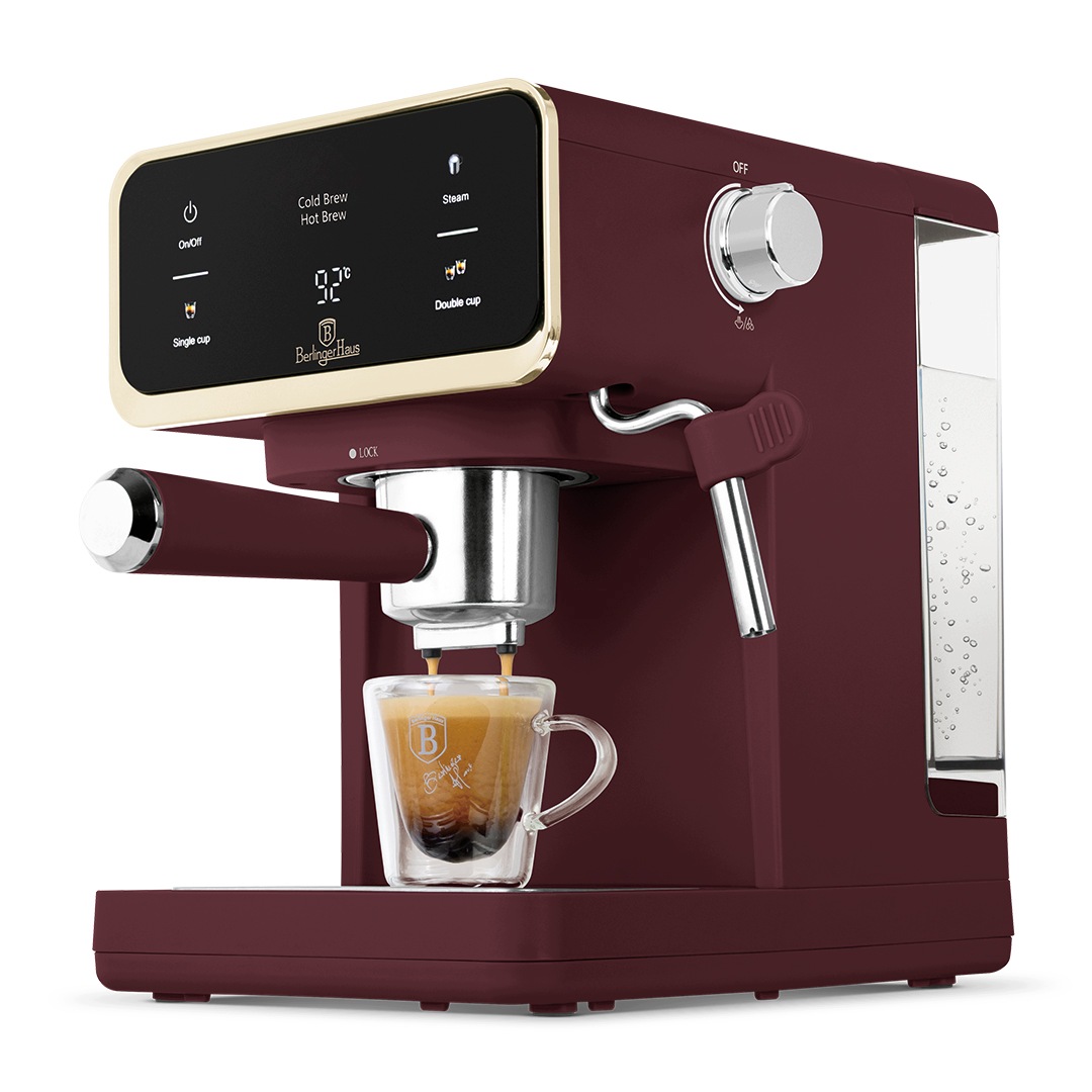 Kolbowy ekspres ciśnieniowy 950W BerlingerHaus BH-9848 Leonardo Collection