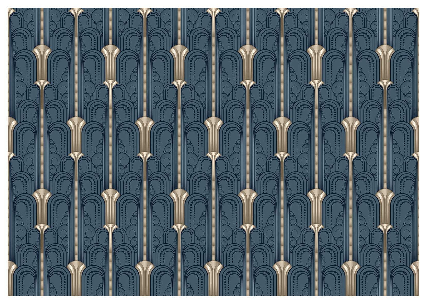 Vliesová fototapeta Art Deco Rytmus a elegance linií 368x254 lepidlo