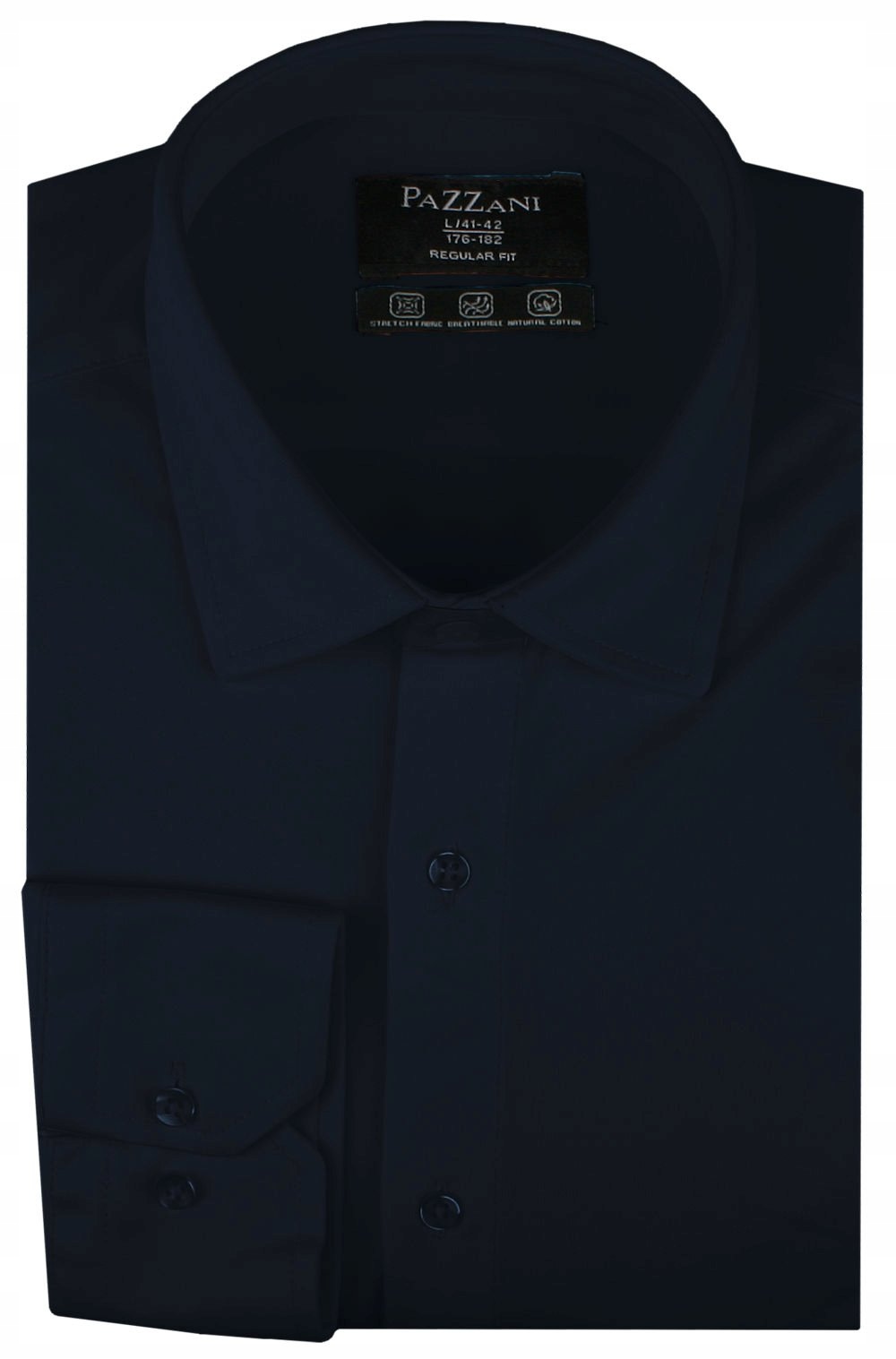 Košile z pletené tkaniny jednoduchý Střih modrá 50/176-182