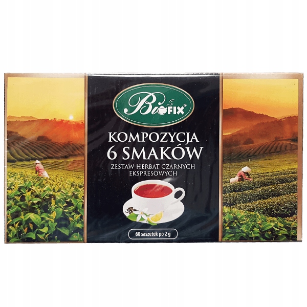 Levně Bi Fix Kompozice černých čajů 6 příchutí