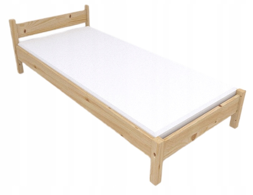 Dřevěná postel 70x200 Forest rošt Pro Mládež Skandinávský Tradiční