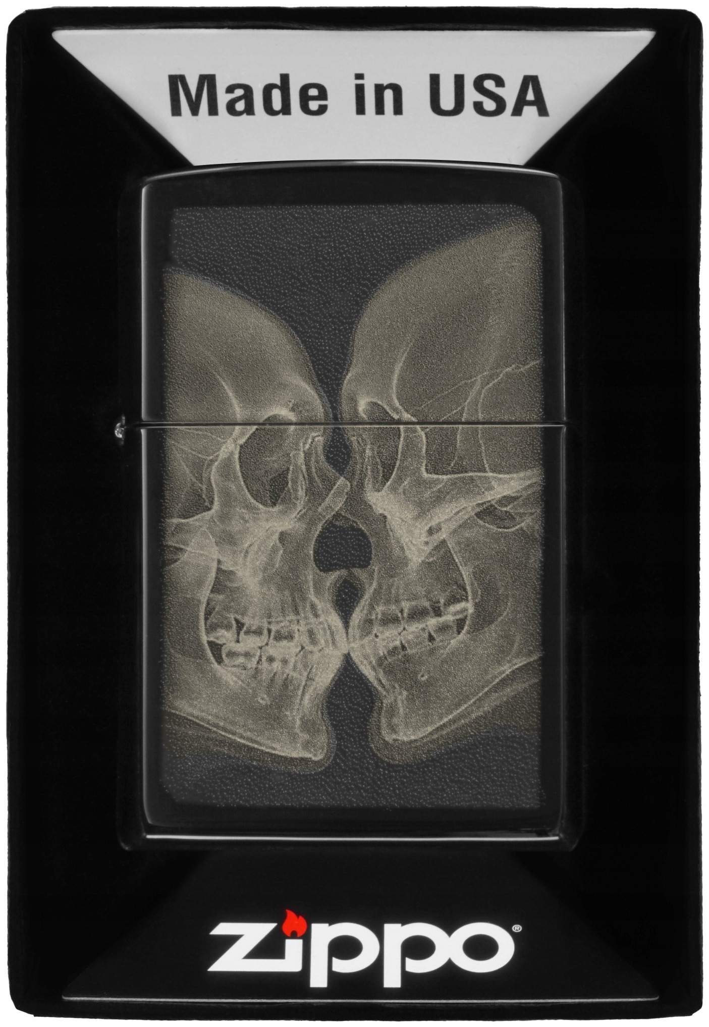 Zapalovač Zippo X Ray Kiss Design 60007386 Větruodolný benzínový