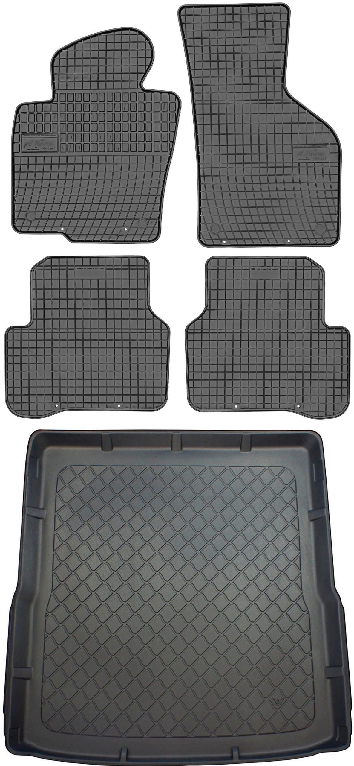 Vw Passat B6 Kombi 2005-2010 Koberce s rohožou