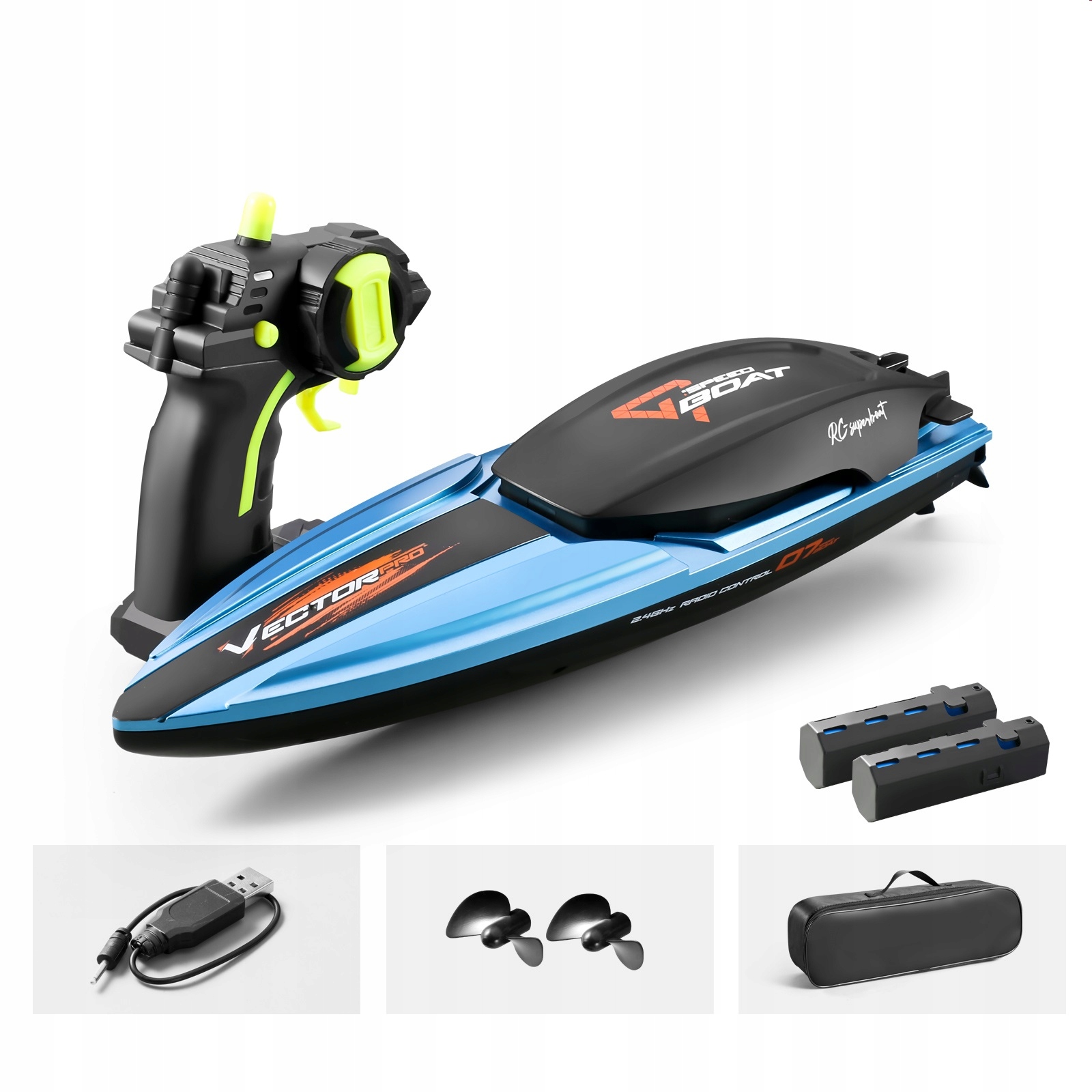 

Zdalnie sterowana łódź Wysoka prędkość w Pilot