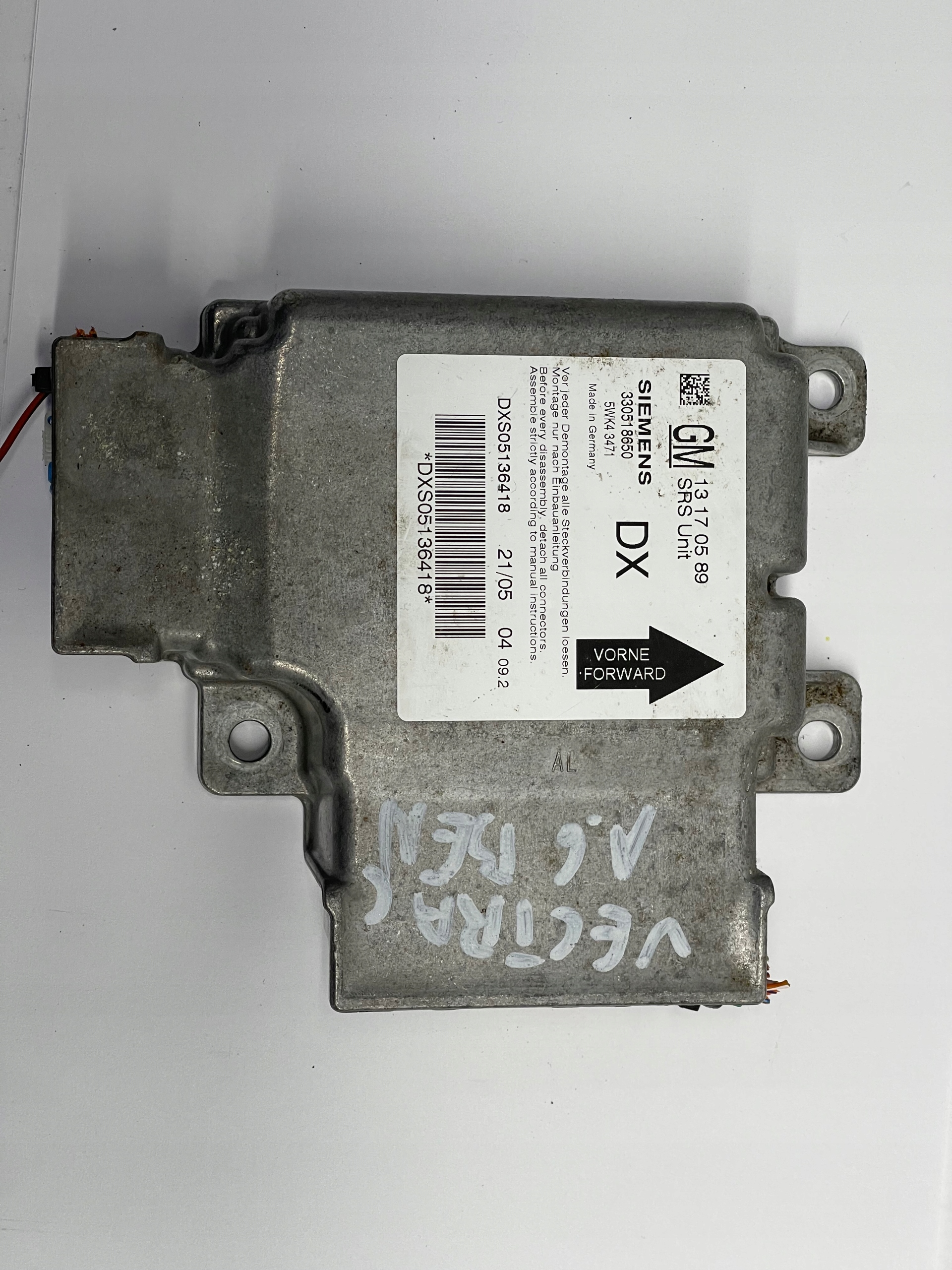 Sensor airbag Opel OE 13170589
