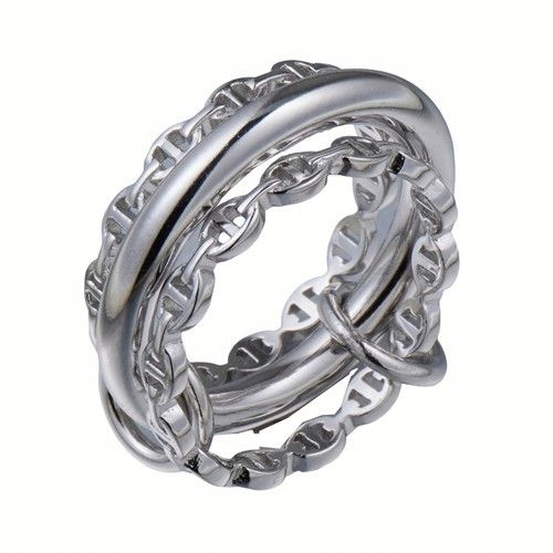 Prstýnek 925 Trojitý s gucci vzorem, elegantní design r16, módní