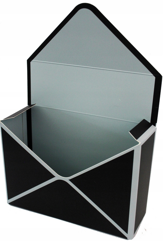 

Flower Box Pudełko Koperta CZARN0-BŁĘKITNE