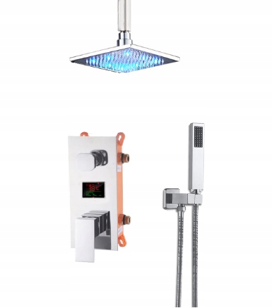 ZESTAW PODTYNKOWY WYŚWIETLACZ DESZCZOWNICA LED