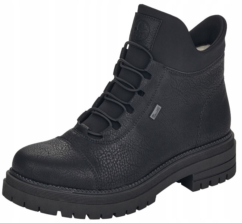 Rieker Y3163-00 vel.37 černé módní kotníkové boty boty Tex