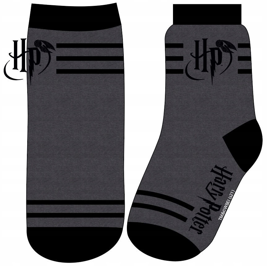 

Skarpetki Harry Potter 27/30 Szare/Grafitowe