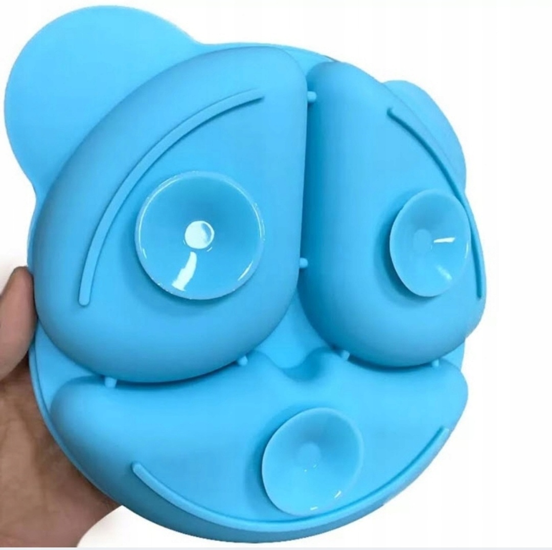 SILIKONOWY TALERZYK Z PRZEDZIAŁKAMI I PRZYSSAWKĄ Kod producenta 1310035755