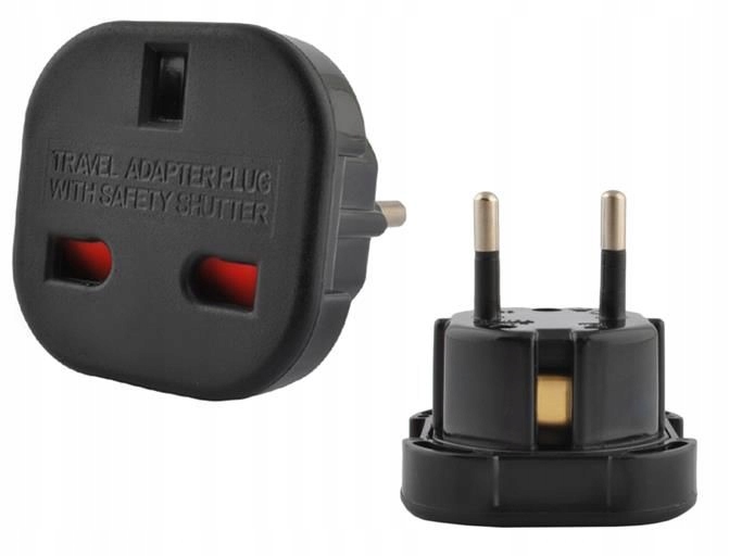 

Angielska wtyczka adapter przejściówka Uk na Pl