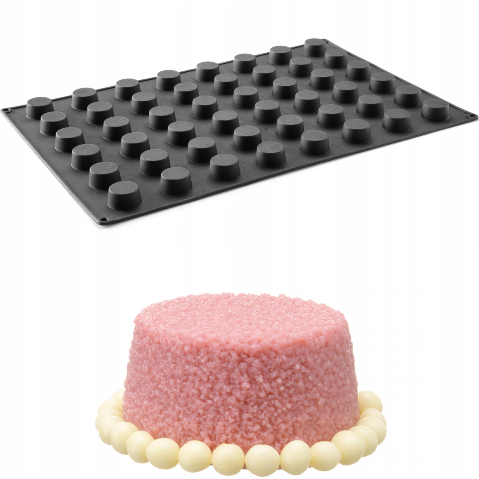 Levně Silikonová forma na pralinky na pečení 570 x 375 mm mini muffiny