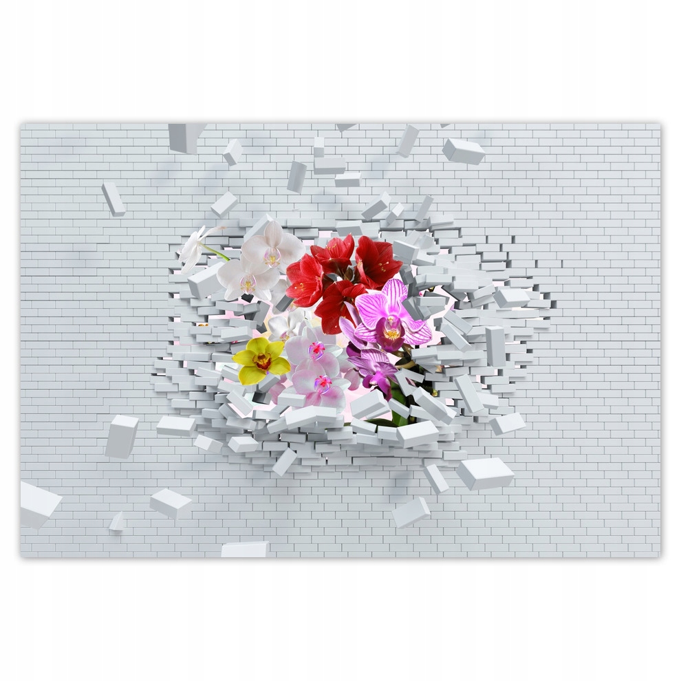 

Plakaty 200x135 Kwiaty ściana cegła