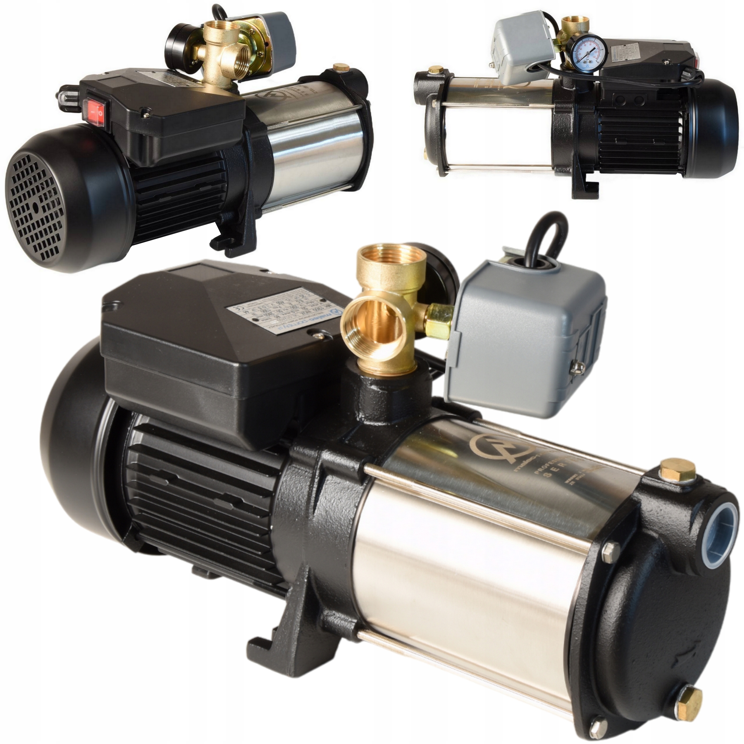 Čerpadlo na vodu Mh 1300 Inox Povrchové 5100 l/h 1300 W Výkonné S Príslušenstvom