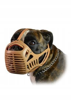 Levně Náhubek Uh č.4 Boxer hnědý Cvet