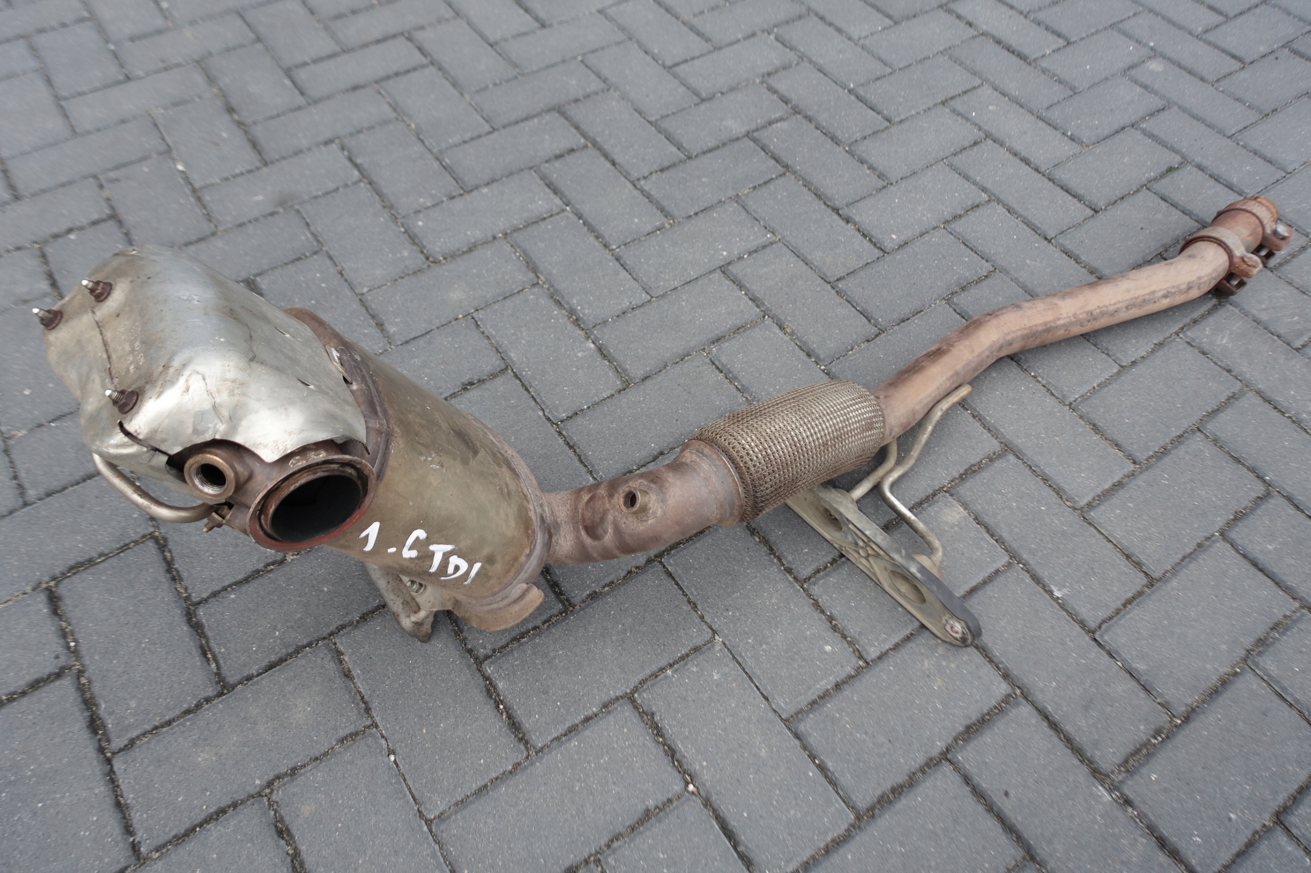1K0131723AG 1K0181FA - VW BEETLE 5C 1.6 TDI КАТАЛИЗАТОР DPF