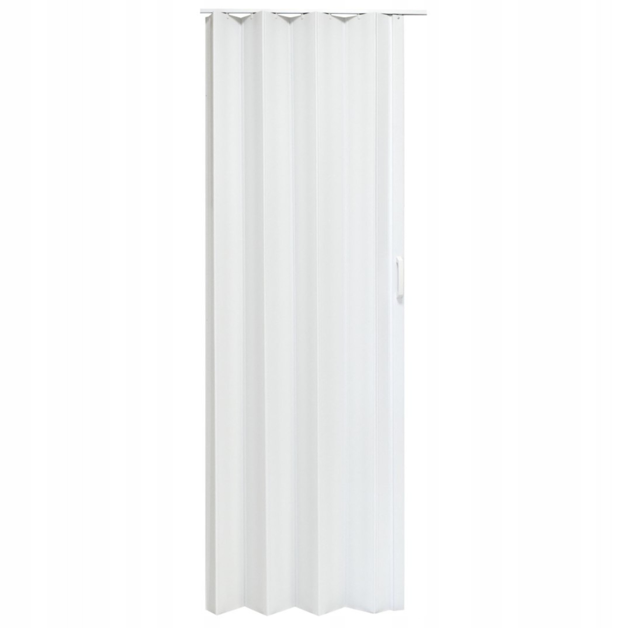 DRZWI HARMONIJKOWE WEWNĘTRZNE SKŁADANE/ŁAMANE BIAŁY MAT 80CM Typ Pełne