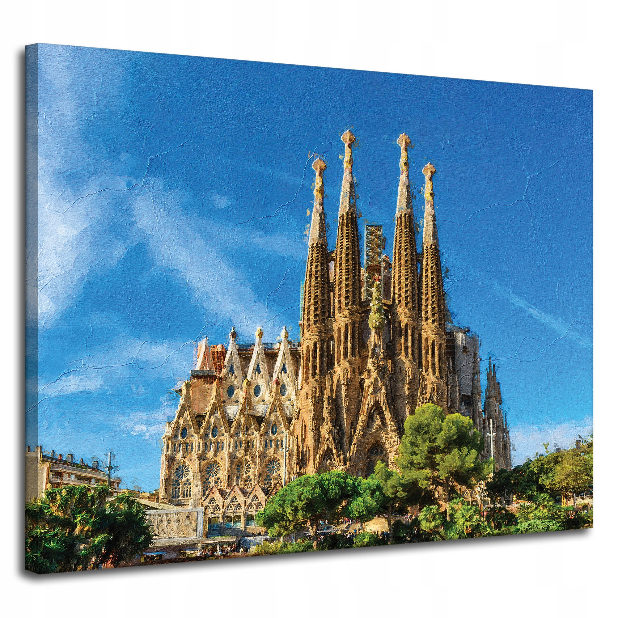 Obraz na plátně Sagrada Familia Barcelona Španělsko 100x80 cm