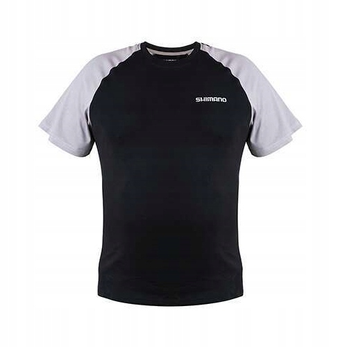 T-Shirt Shimano black krótki rękaw rozm.XL 100% bawełna