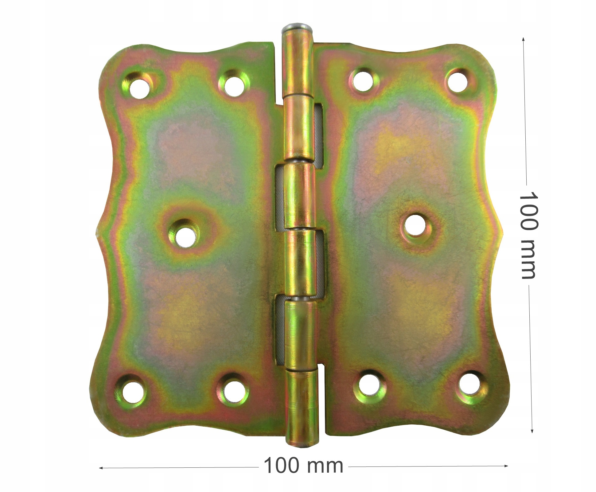 ZAWIAS BUDOWLANY SPLATANY DO DRZWI 100 x 100 OCYNK Rodzaj zawias