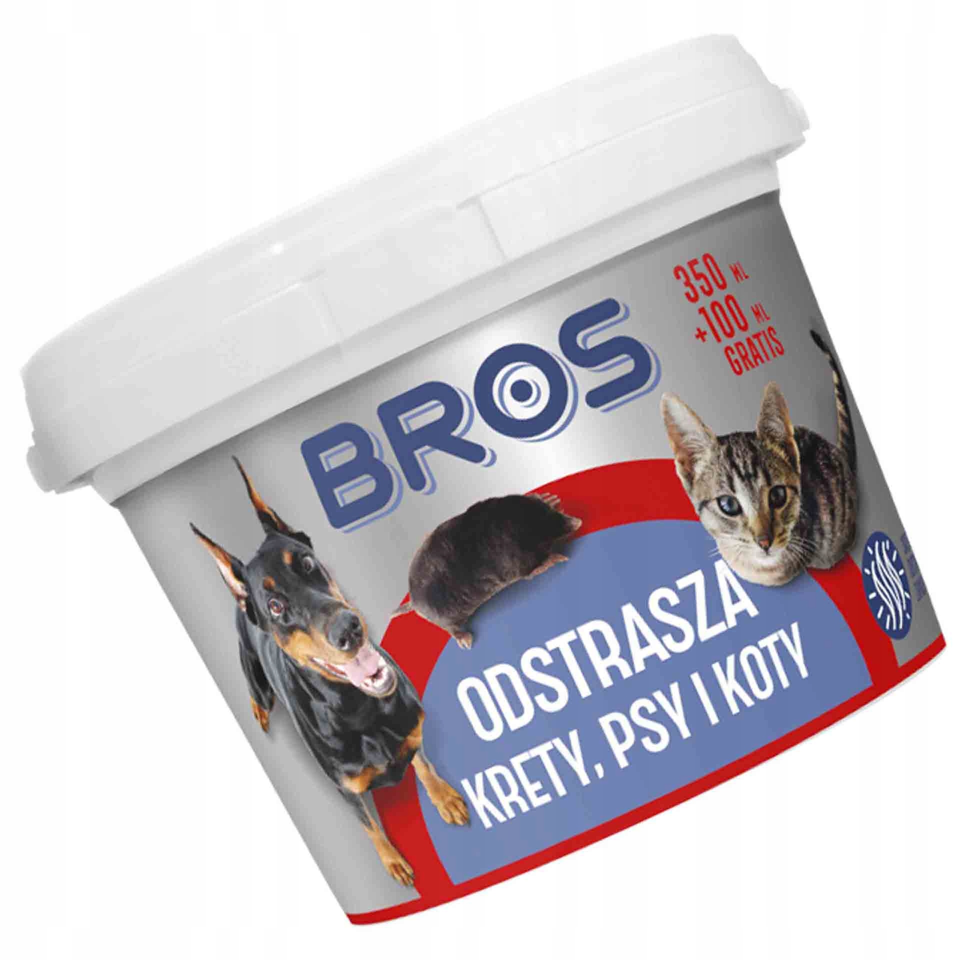 

Bros Proszek Odstraszający Psy I Koty 350 ml +100