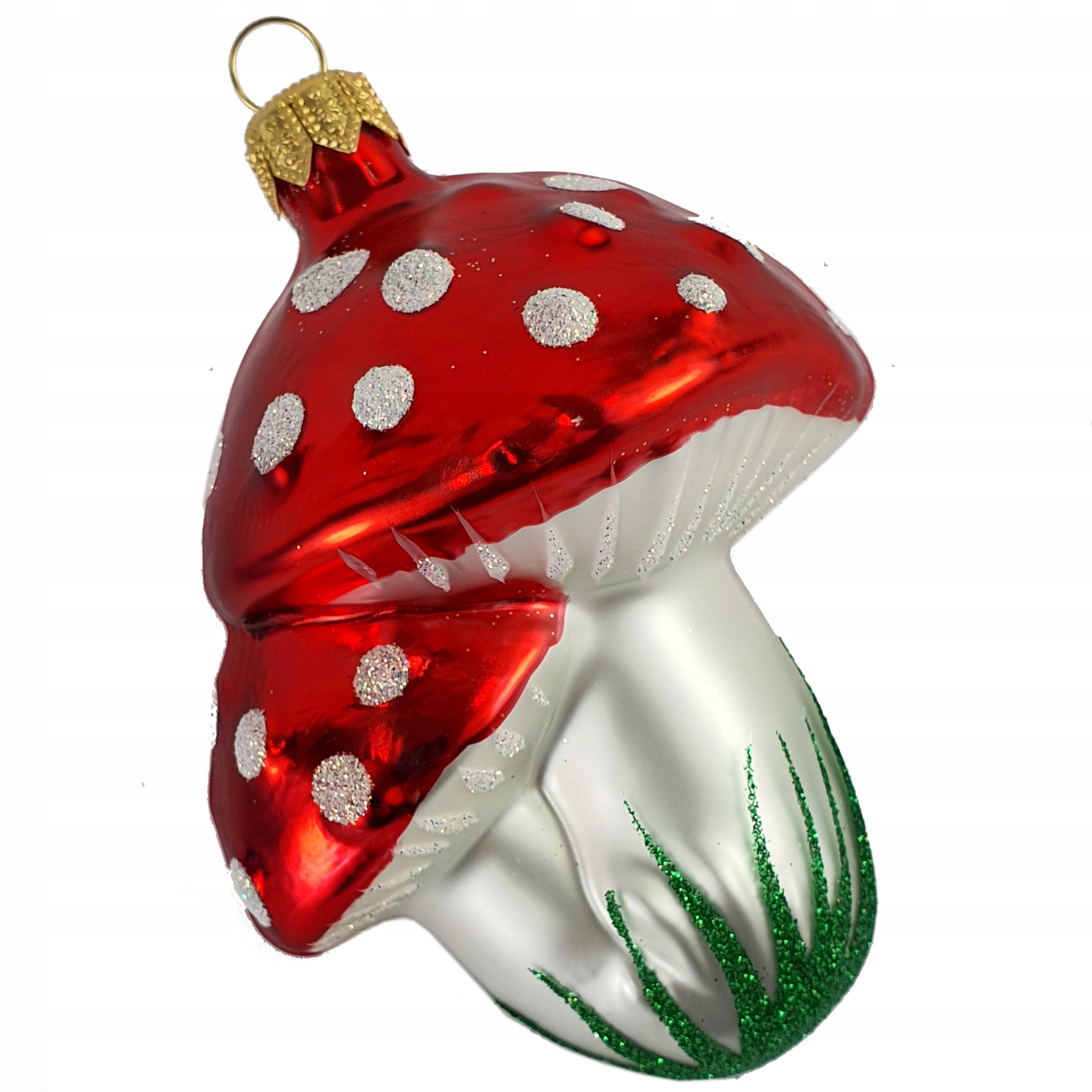 

Bombka Muchomor muchomorek szklana Amanita