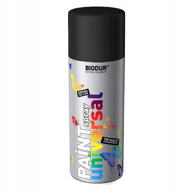 

Spray Czarny Ral 9005 400ml Biodur Emalia