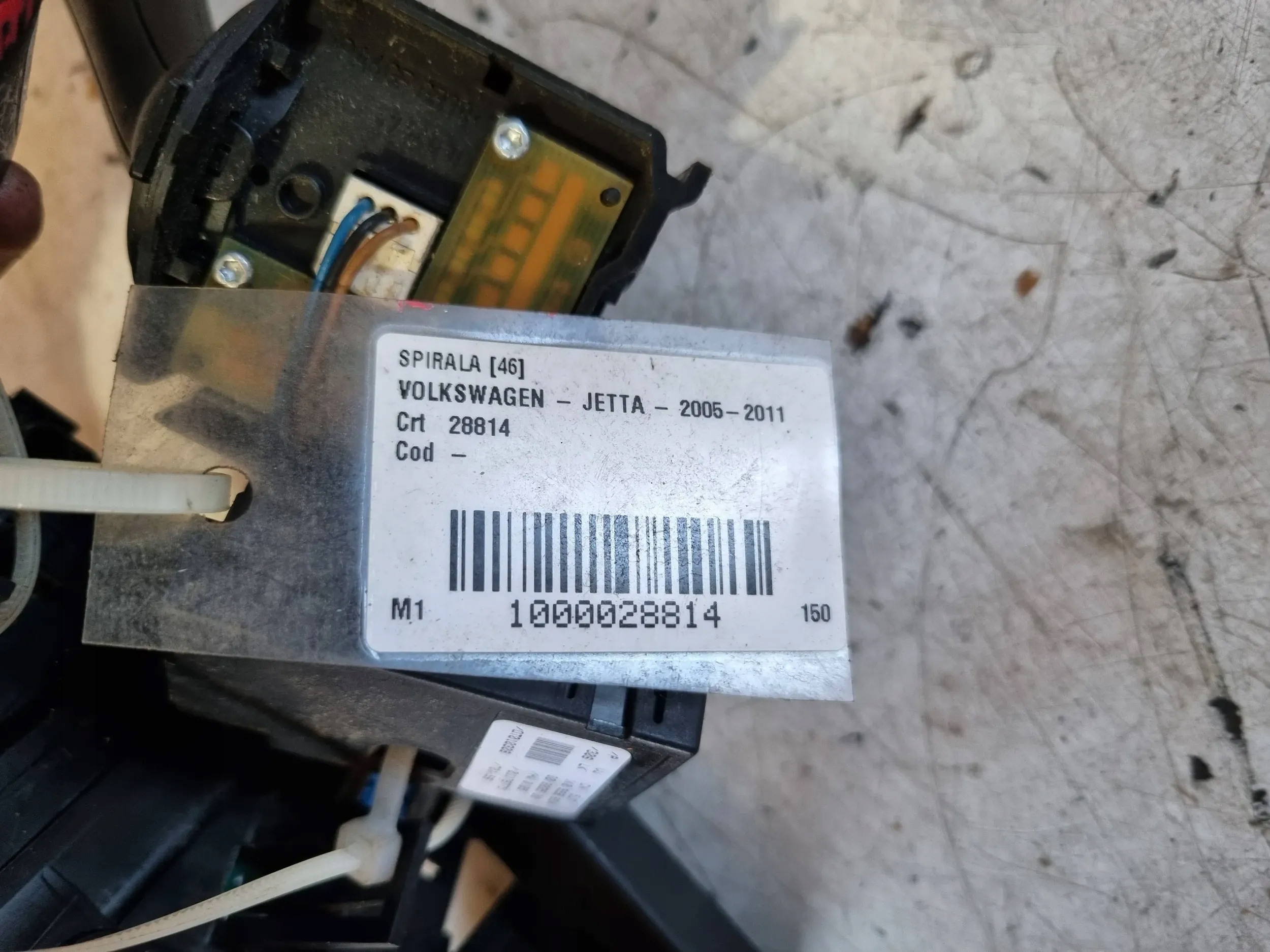 switch control ring sensor steering 1k0953549BE JETTA 5 GOLF V