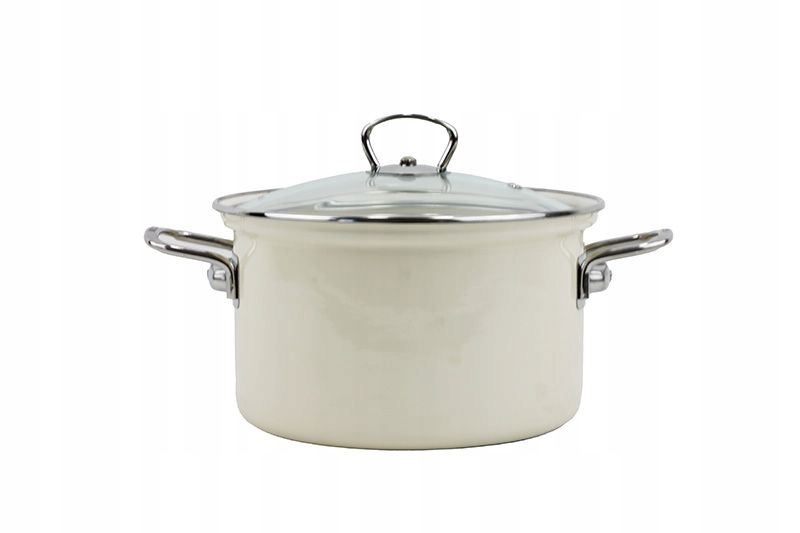 Belis Hrnec Emal. S Poklicí 2 L 16 CM Eco Cream