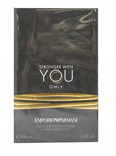Armani Emporio Armani Stronger With You Only Edt Objem: 100 ML, Pánská Toaletní Voda