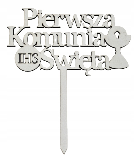 

Komunia Święta Dekoracja Topper na Tort...3