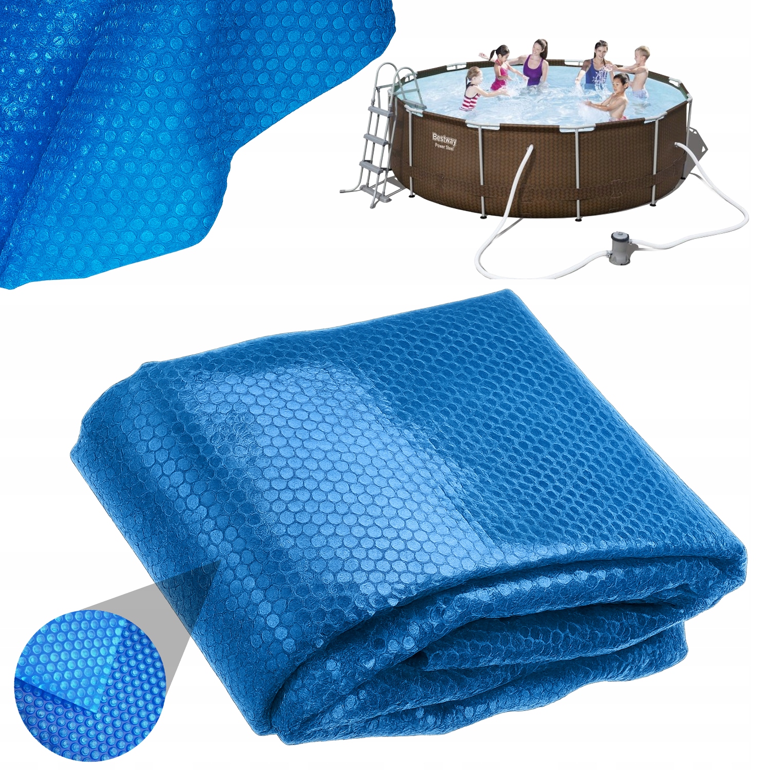 Krycí Plachta pro bazén Bestway Power Steel 366x100 cm