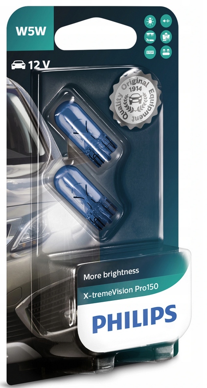 

Philips Żarówka W5W X-Treme Vision Pro150 +150%