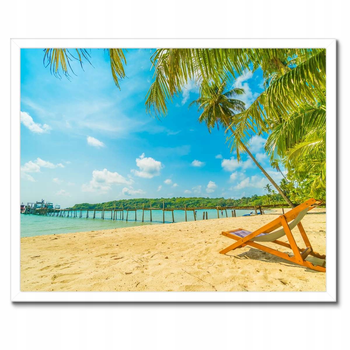 Plakáty v rámu 50x40 Plážování na dovolené