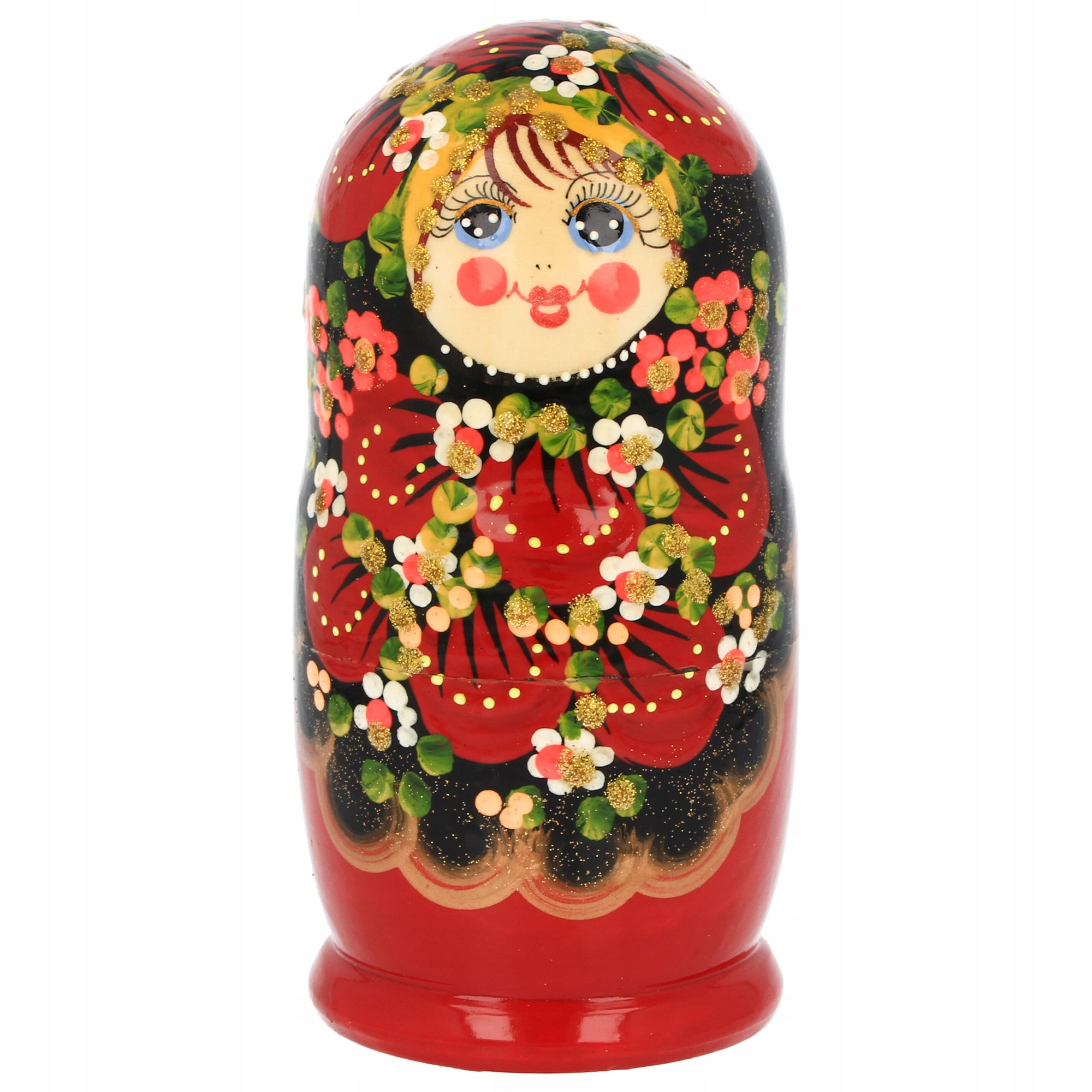 

Lalka drewniana, Matrioszka Babuszka 5w1 10cm