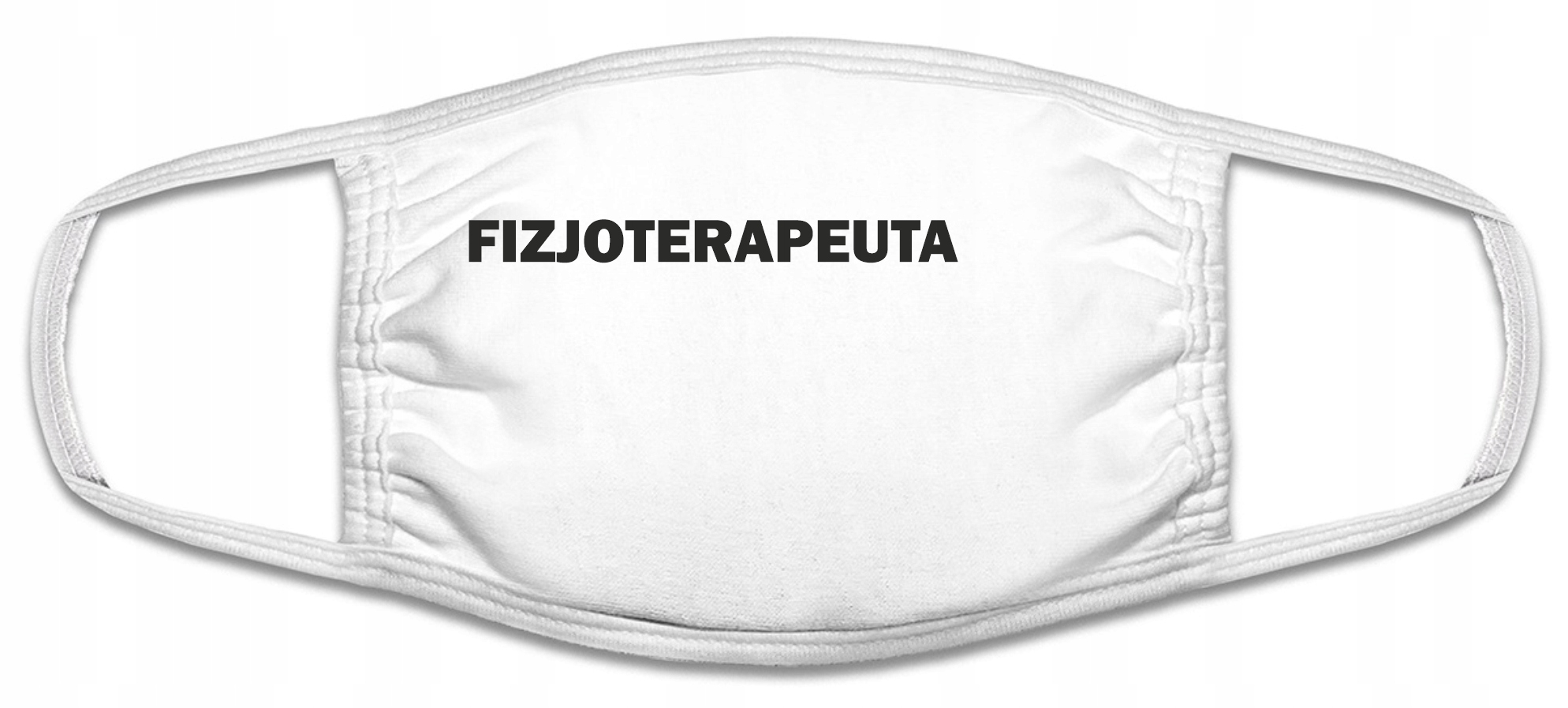 

Maseczka bawełniana Fizjoterapeuta Biała