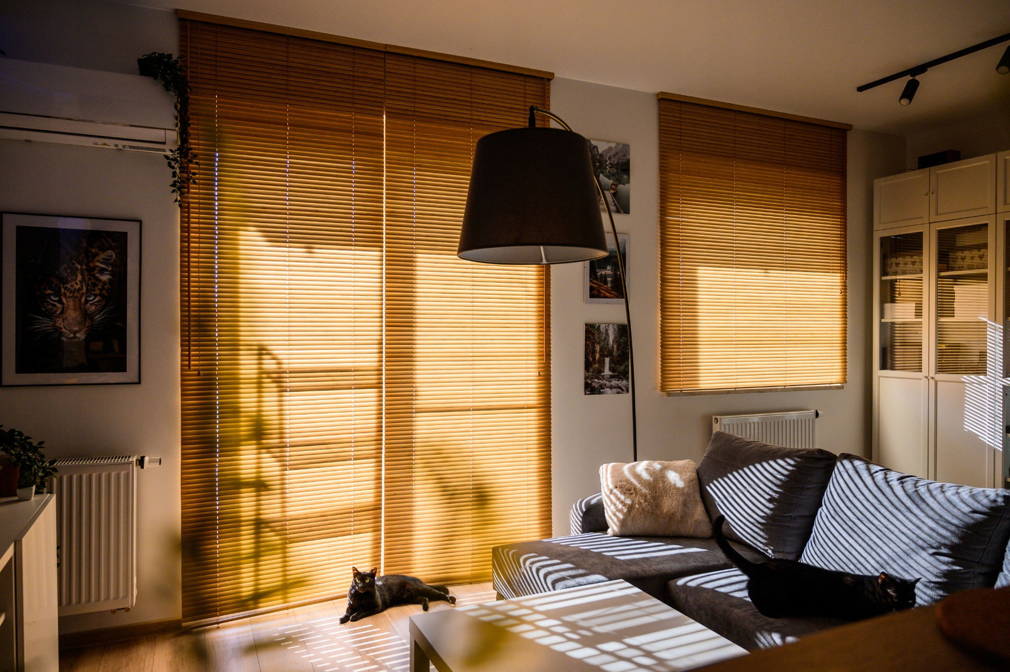 Żaluzje Drewniane na wymiar CLICKY Flip 25mm 90x220cm Kolor inny